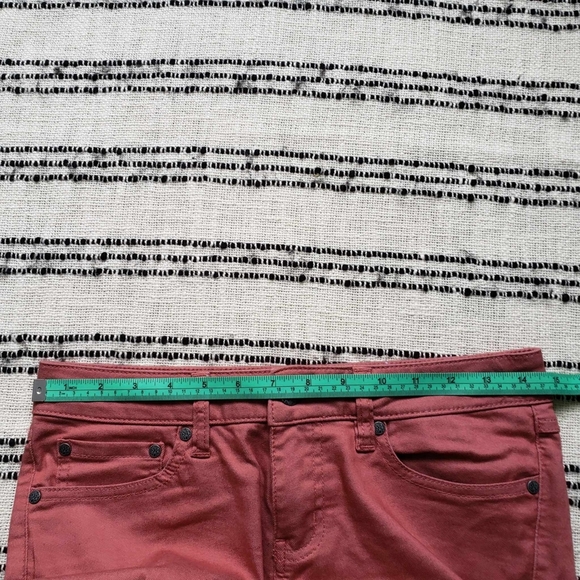 Prana Kara Jeans Organic Cotton Mauve Dusty Rose Pink Low Rise Jean - NWOT - Picture 9 of 12